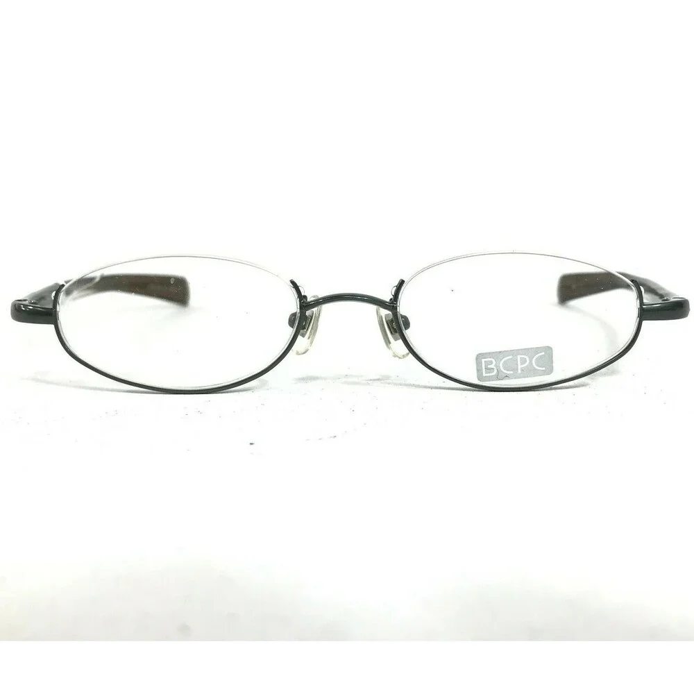 BCPC BP-153 COL.15 Eyeglasses Frames Blue Clear Brown Green Round Oval 48-19-140